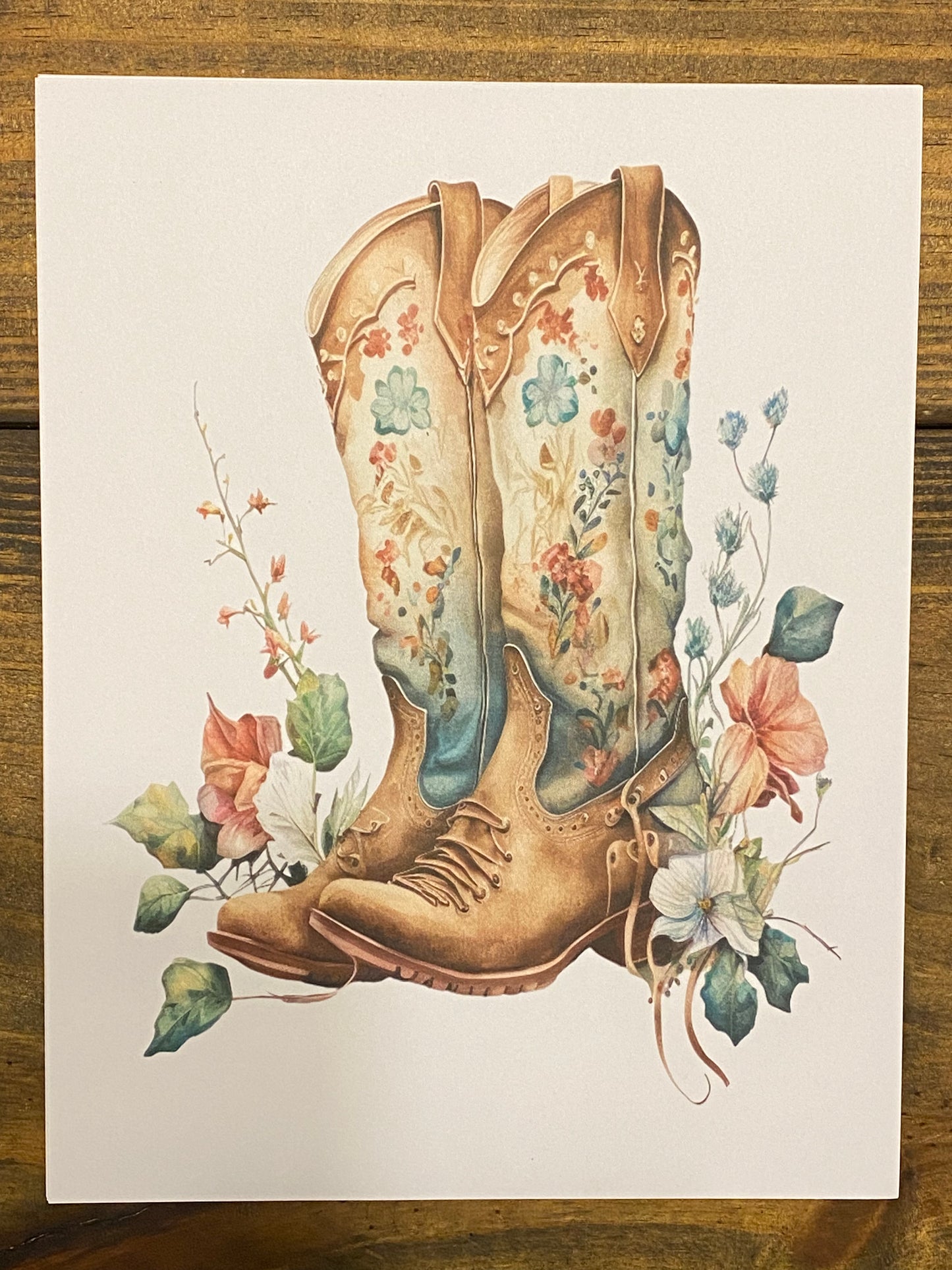 Cowgirl Boots Unframed Prints