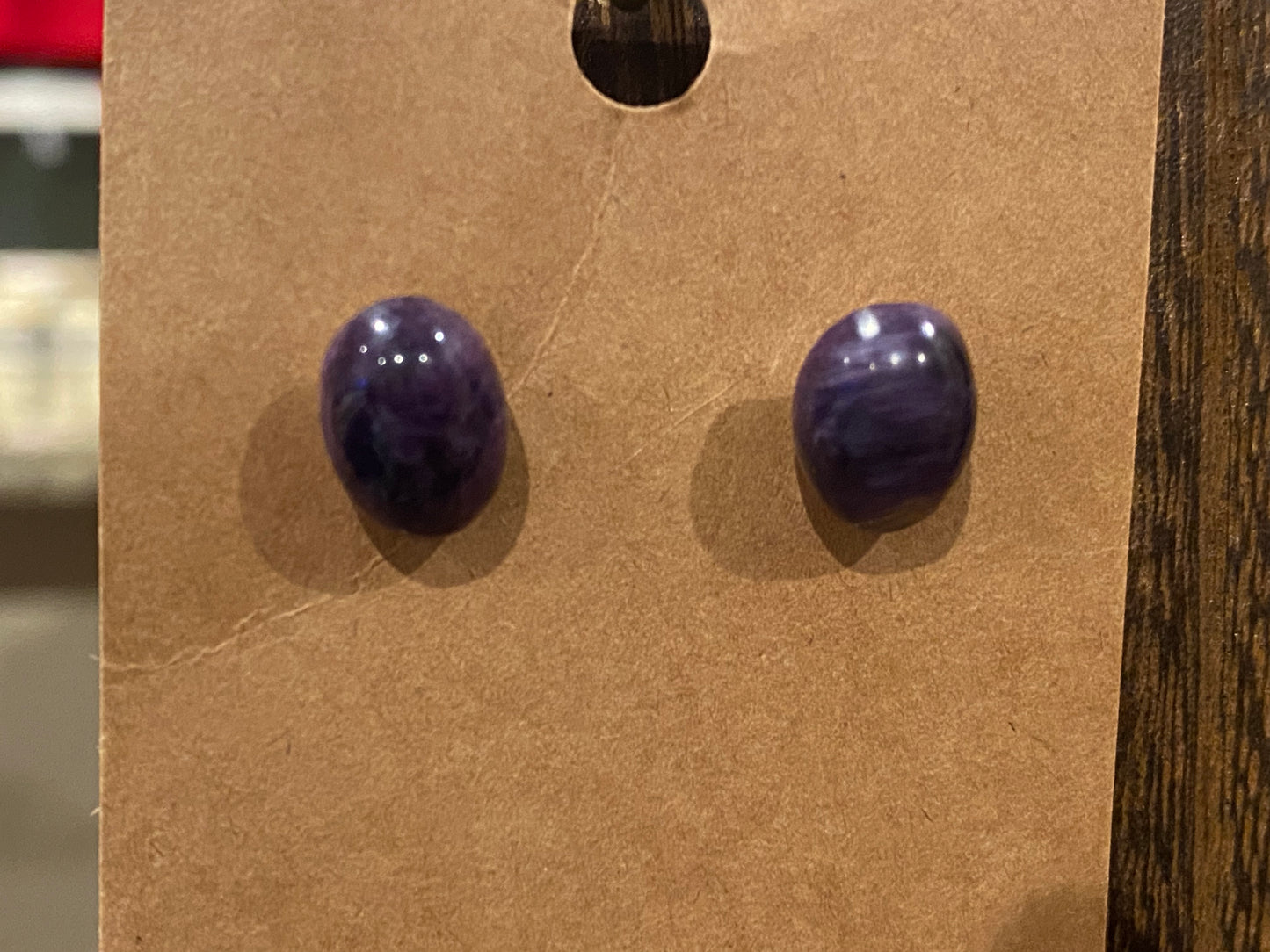 Gemstone Stud Earrings