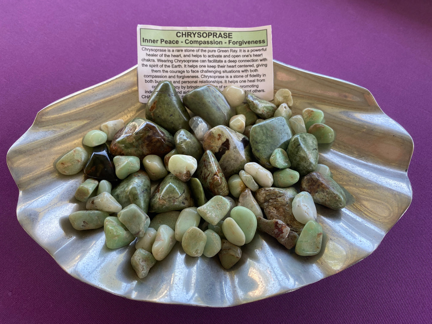 Chrysoprase Tumbles