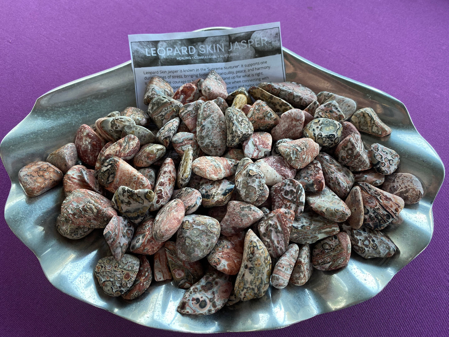 Leopard Skin Jasper Tumbles