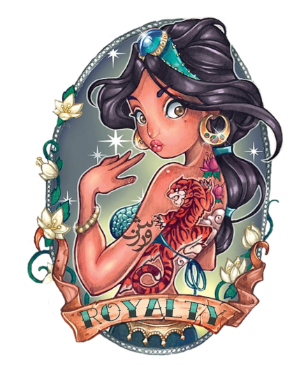 Tattoo Princesses 16 Page Blank Journals