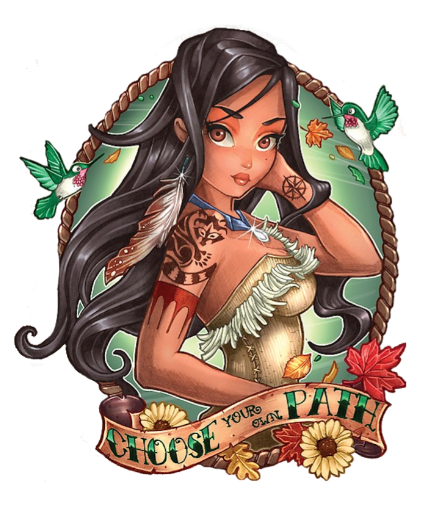 Tattoo Princesses Waterproof Stickers