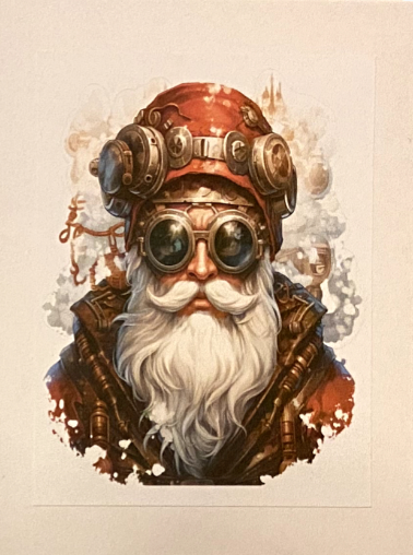 Steampunk Santa 16 page Blank Journals