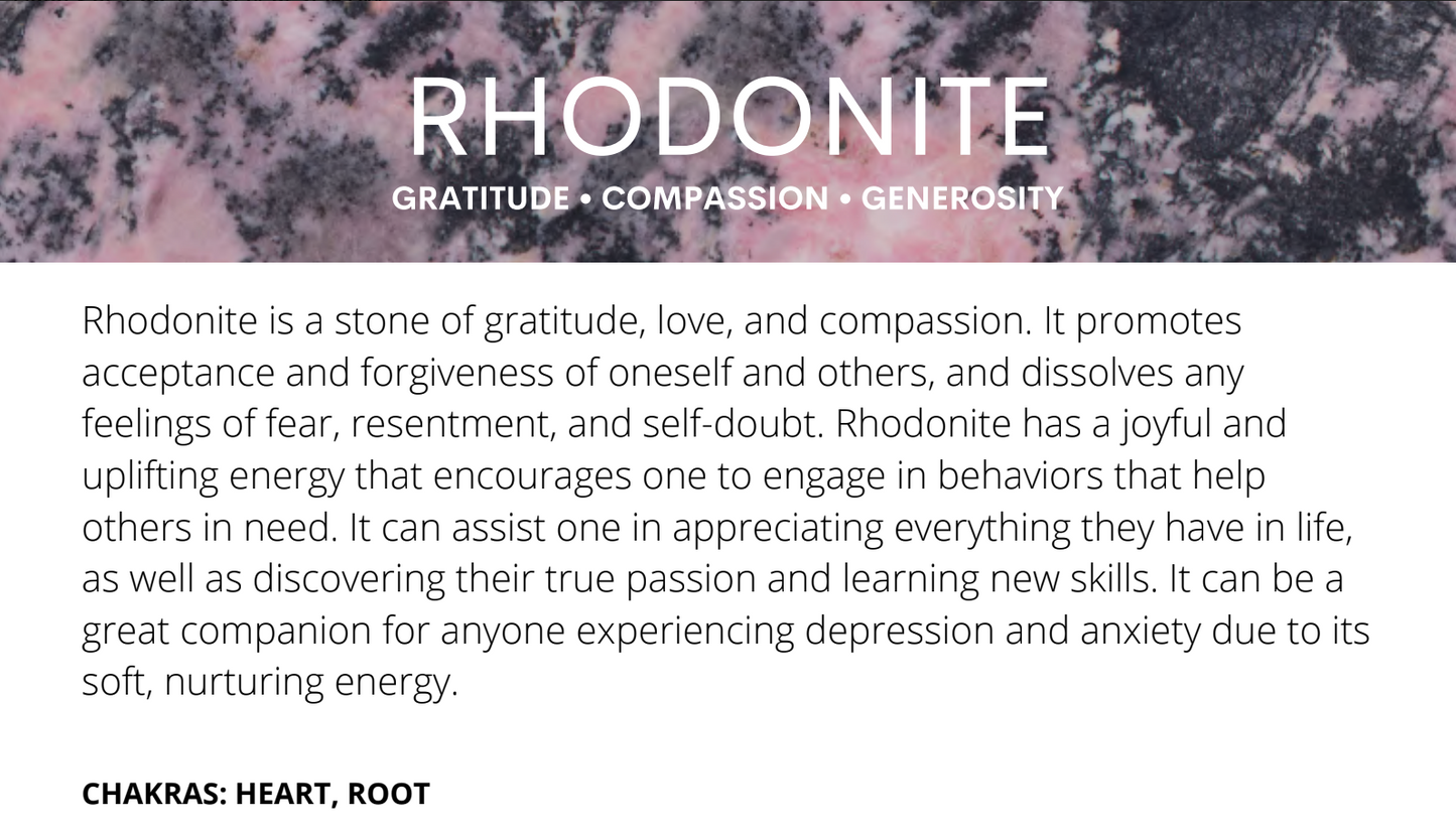 Rhodonite Tumbles