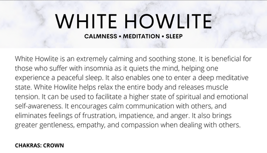 White Howlite Tumbles