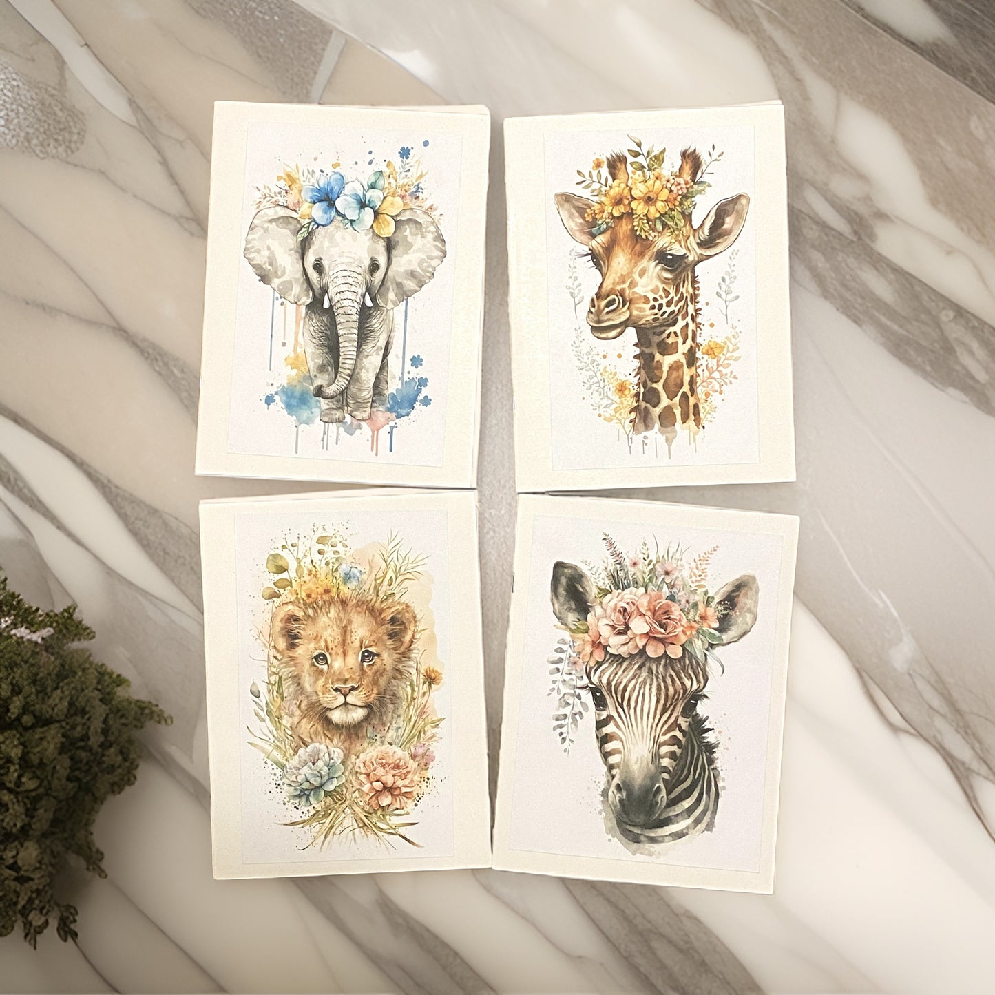 Baby Wild Animals Notecards Set