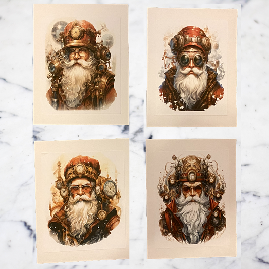 Steampunk Santa Prints