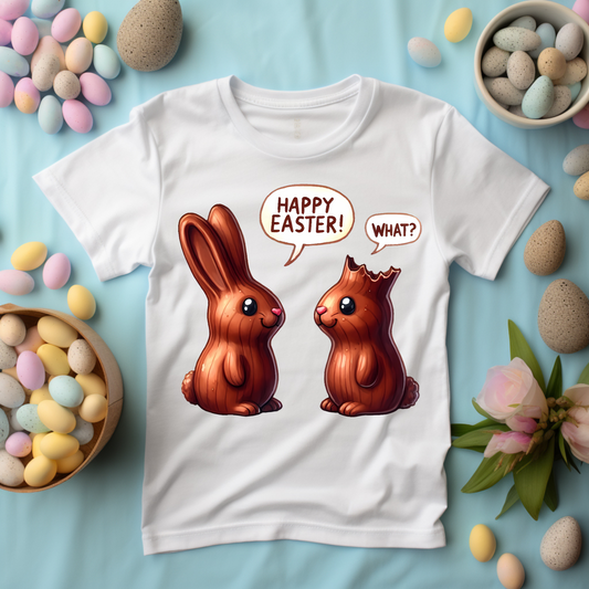 Chocolate Bunny Happy Easter T-Shirt