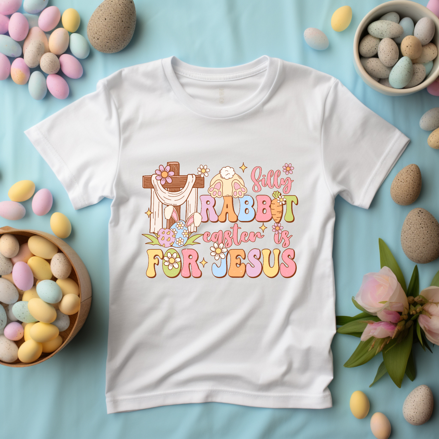 Silly Rabbit Easter is for Jesus T-Shirt