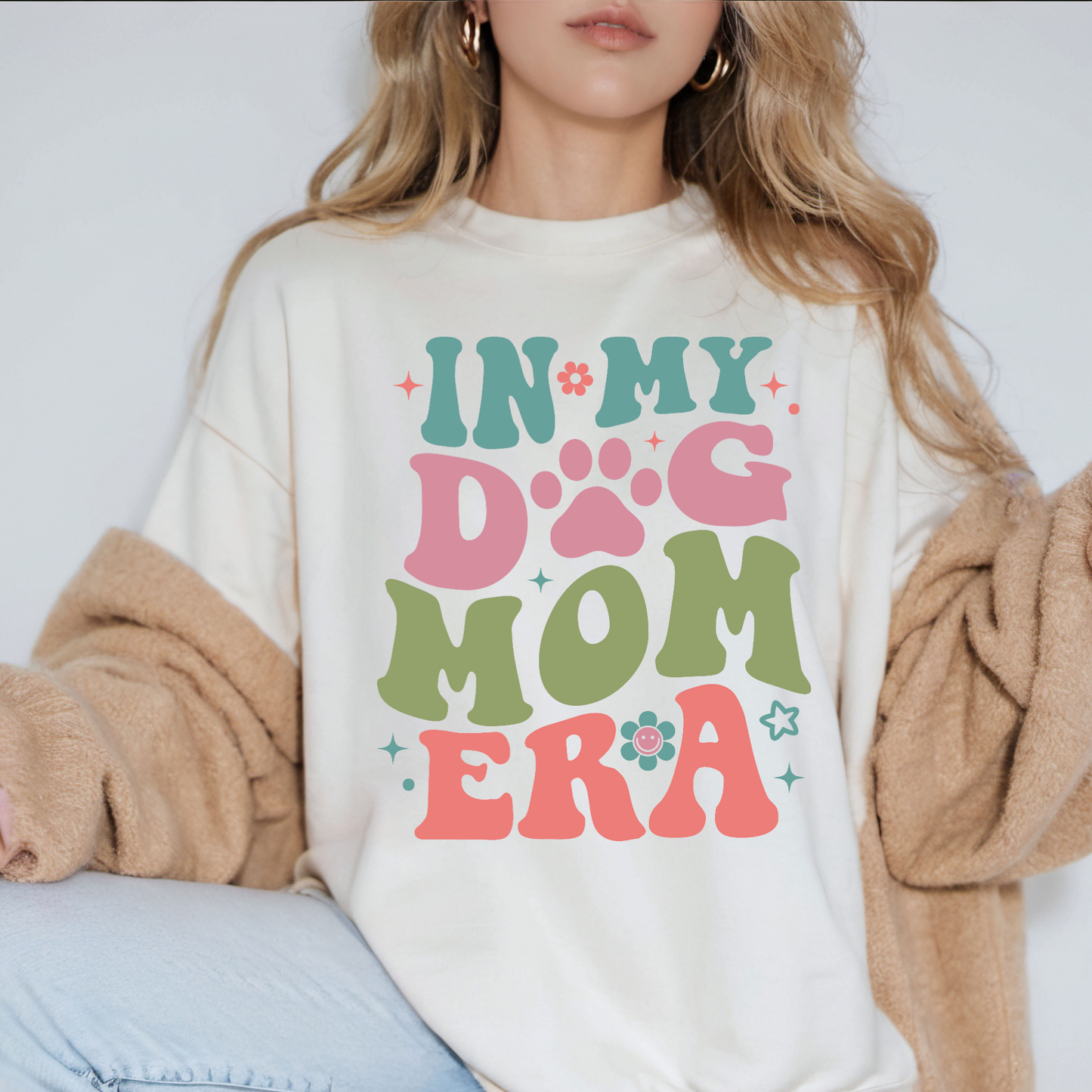 In My Dog Mom Era Crewneck Sweatshirt