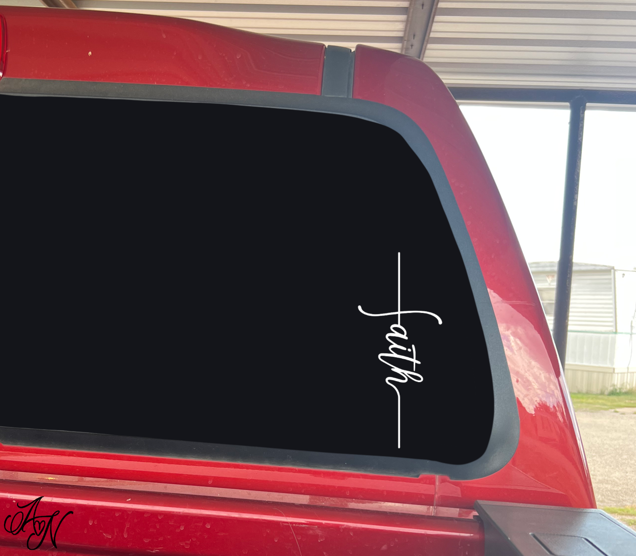 Faith Cross decal