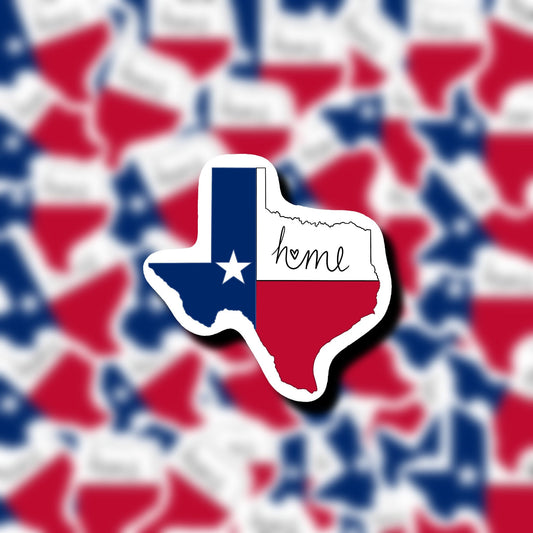 Texas Home Stickers