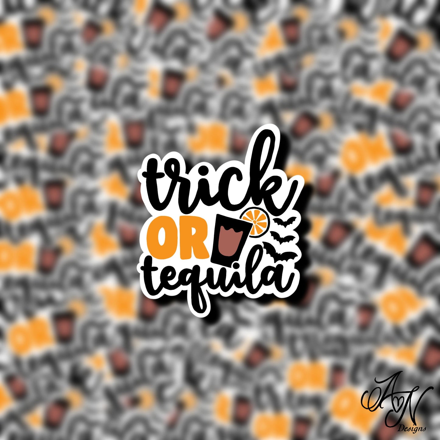 Trick or Tequila Stickers