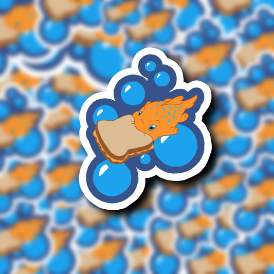 Pudge the Fish Inspired Stickers