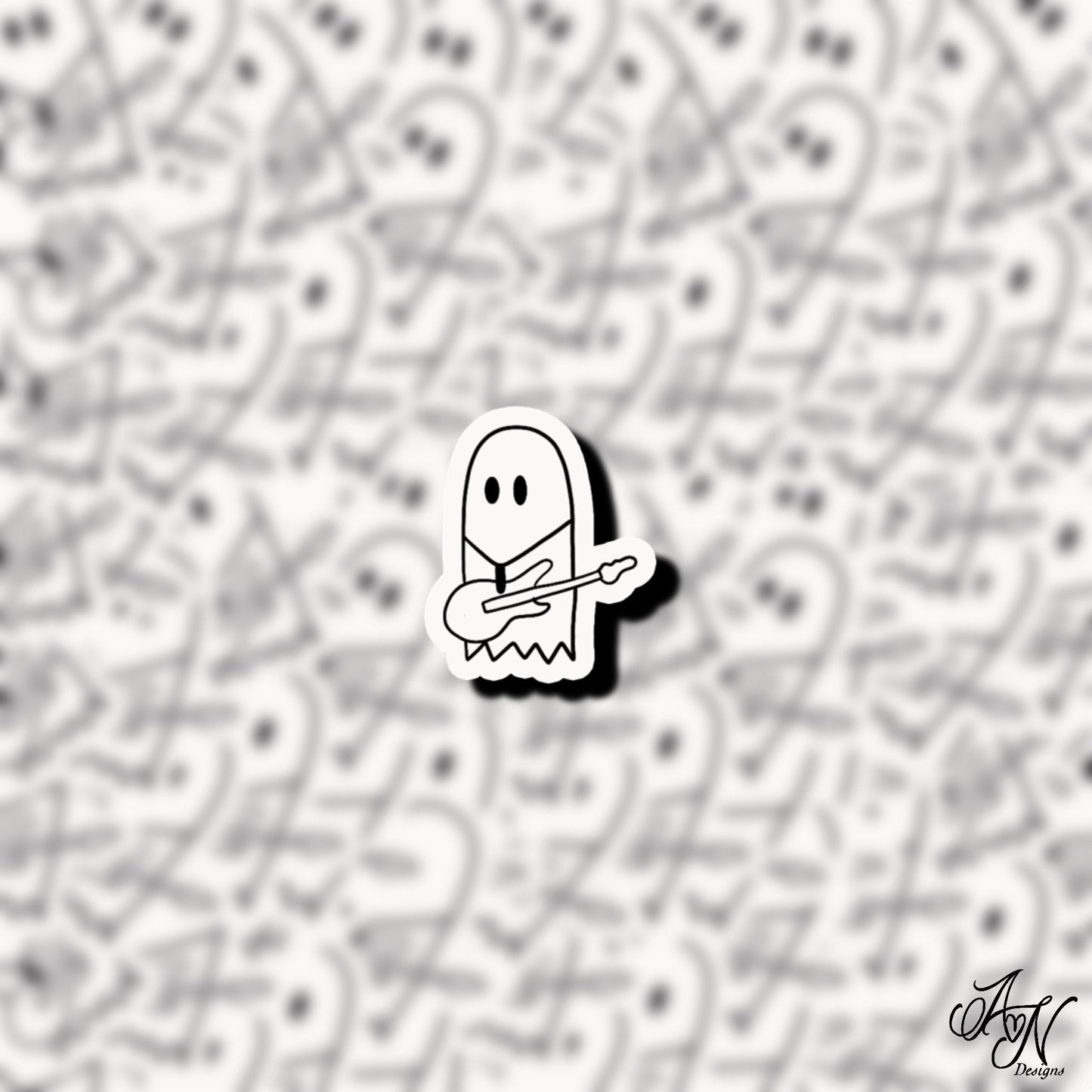 Ghost Reggie - Julie and the Phantoms Mini Sticker