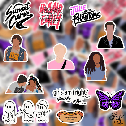 Julie and The Phantoms Sticker Pack